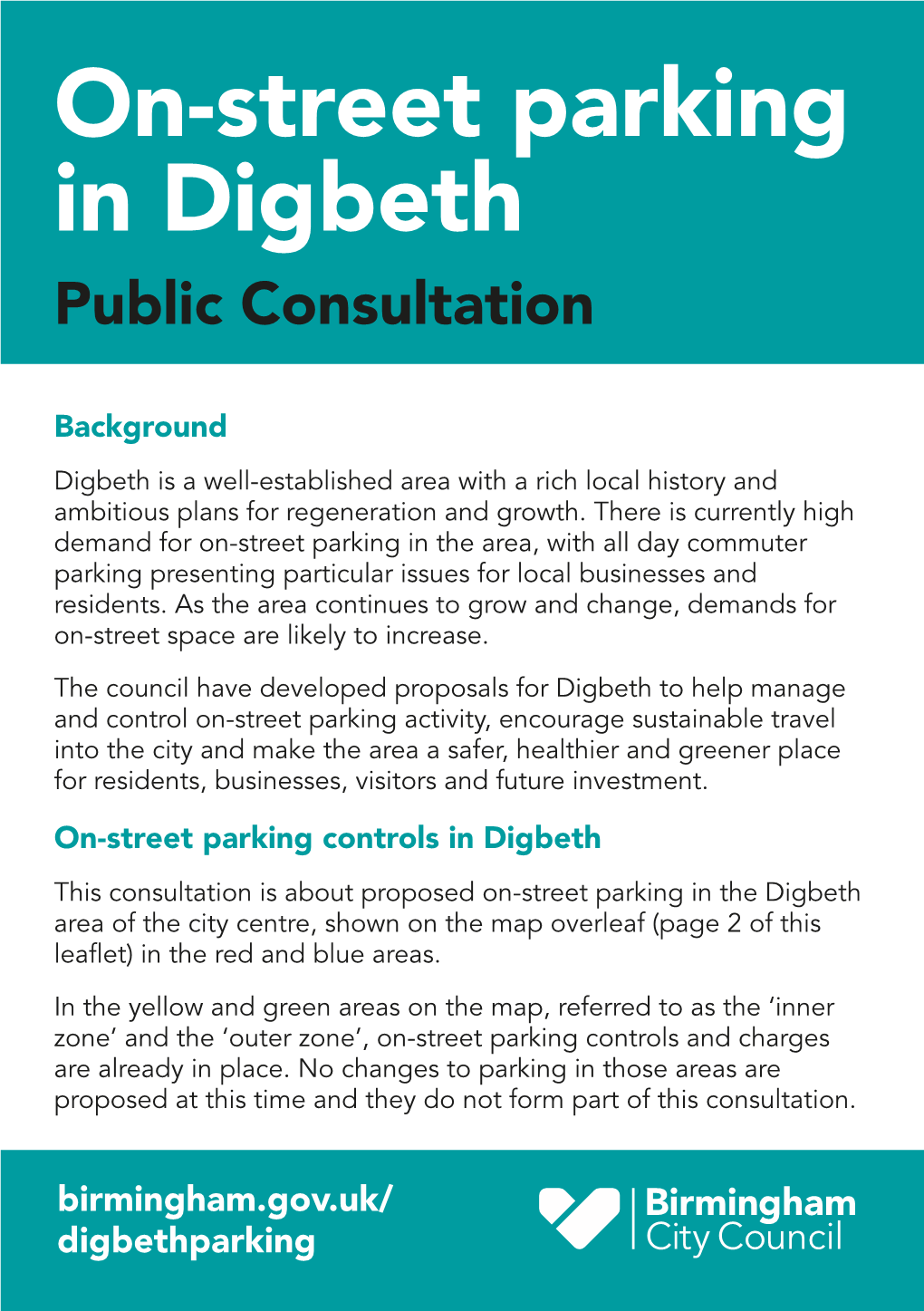 On-Street Parking in Digbeth Public Consultation