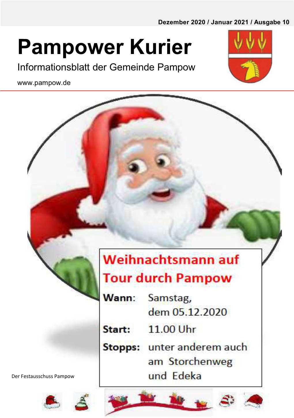 Pampower Kurier Informationsblatt Der Gemeinde Pampow