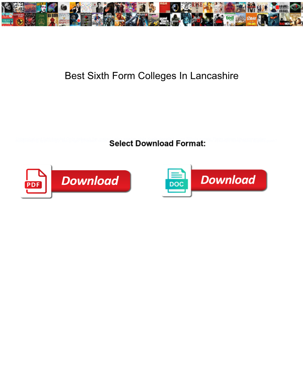 Best Sixth Form Colleges in Lancashire