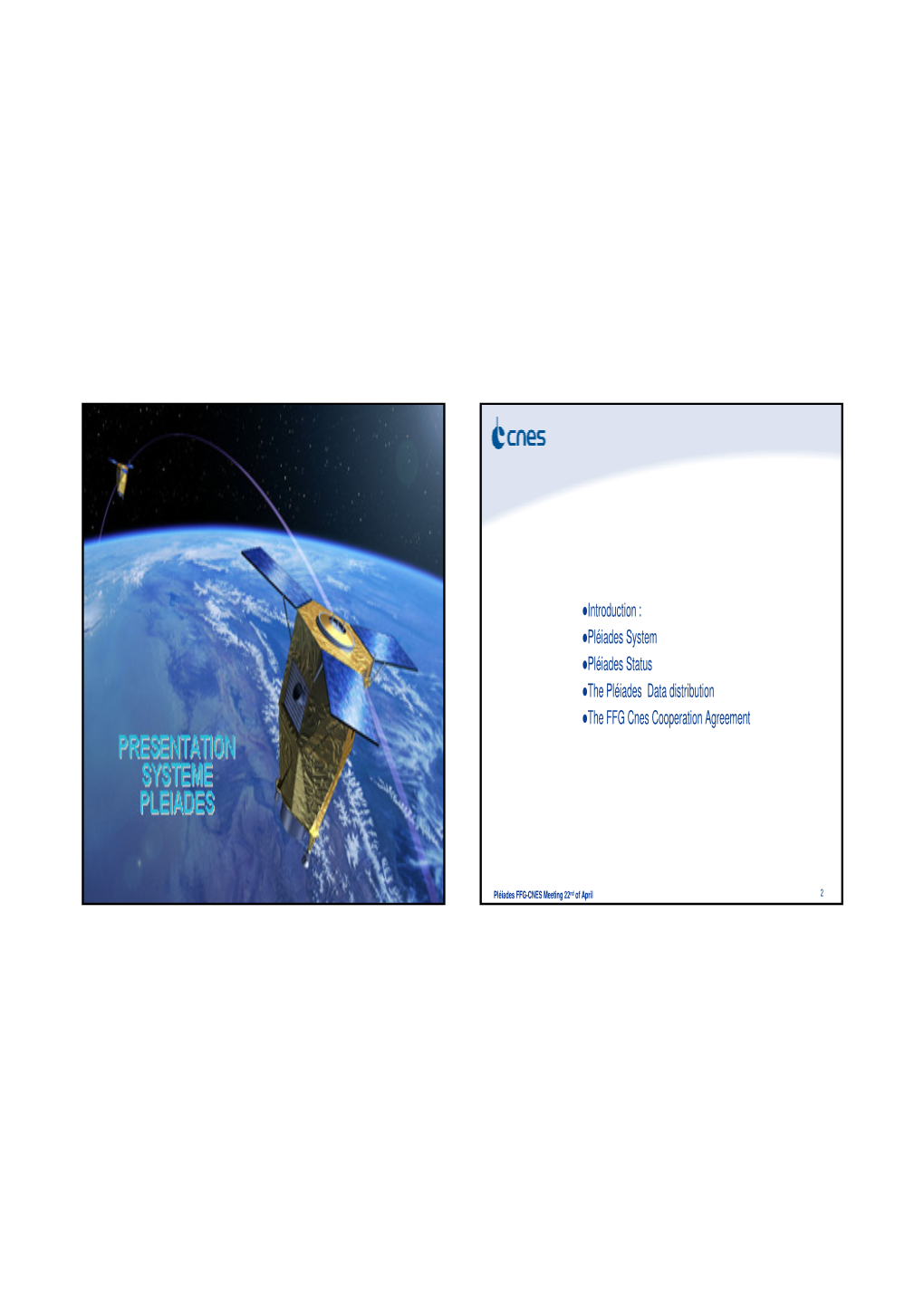 CNES Presentation Systeme Pleiades