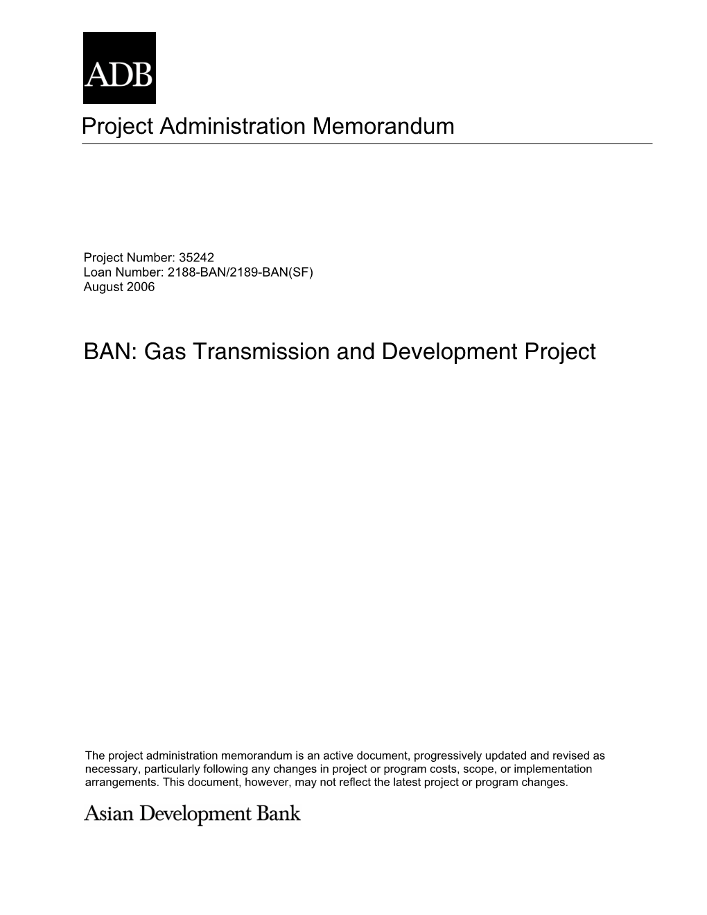 Gas Transmission and Development Project