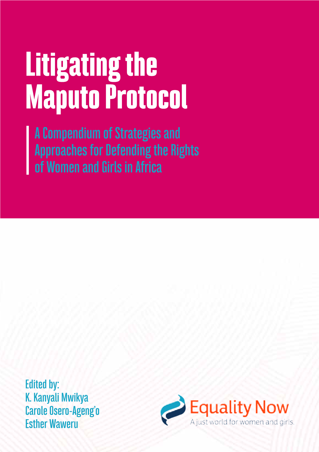 Litigating the Maputo Protocol a Compendium of Strategies and Approaches for Defending the Rights of Women and Girls in Africa