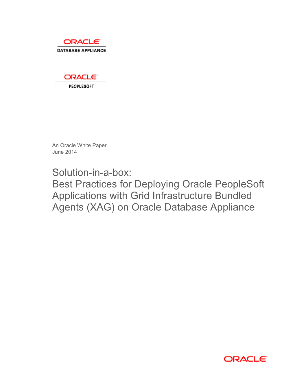 Peoplesoft on ODA With