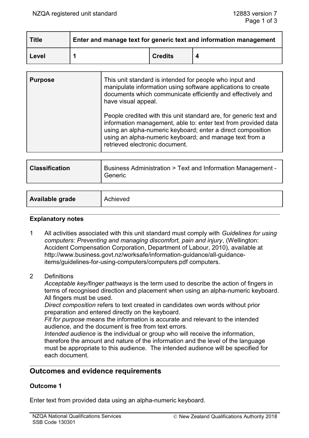 12883 Enter and Manage Text for Generic Text and Information Management