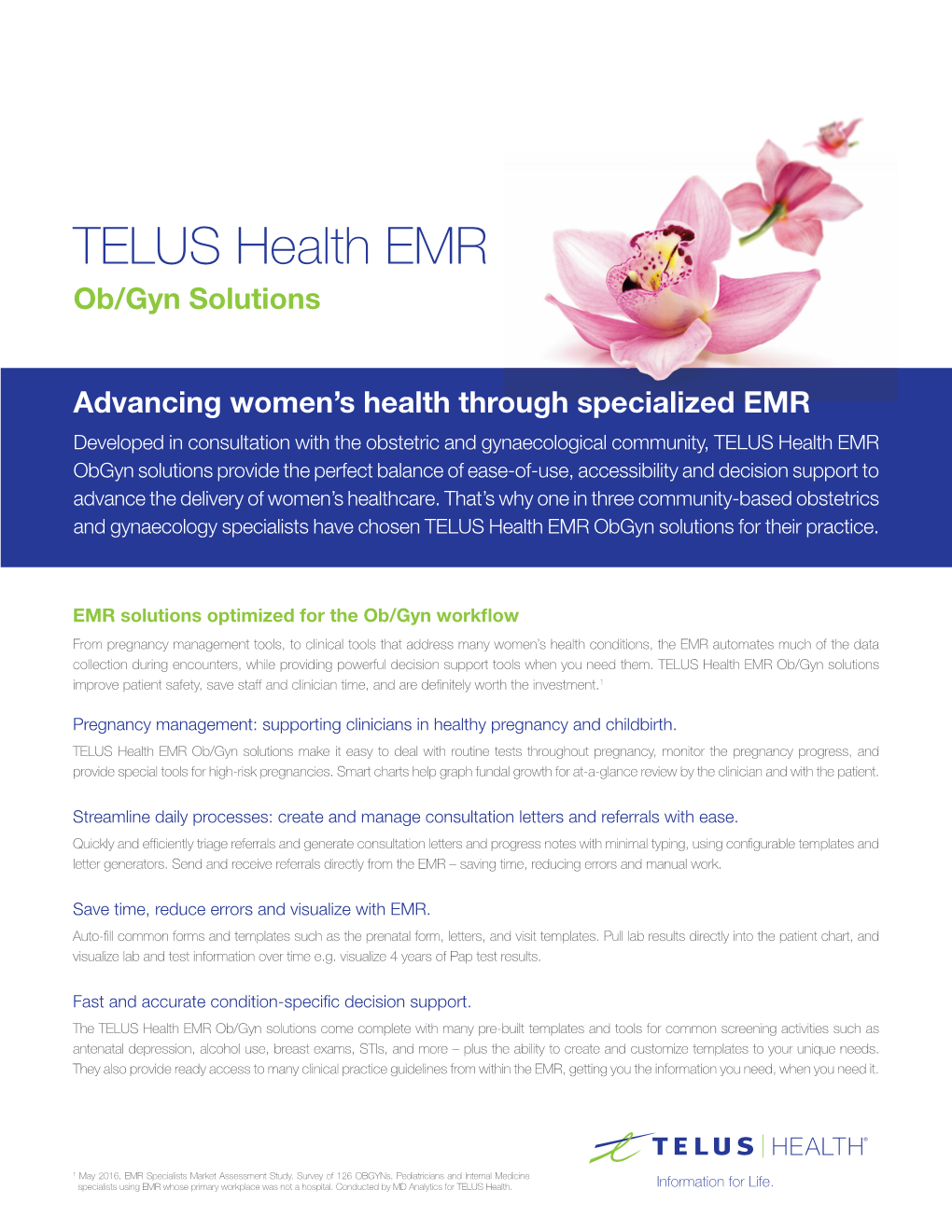 TELUS Health EMR Ob/Gyn Solutions