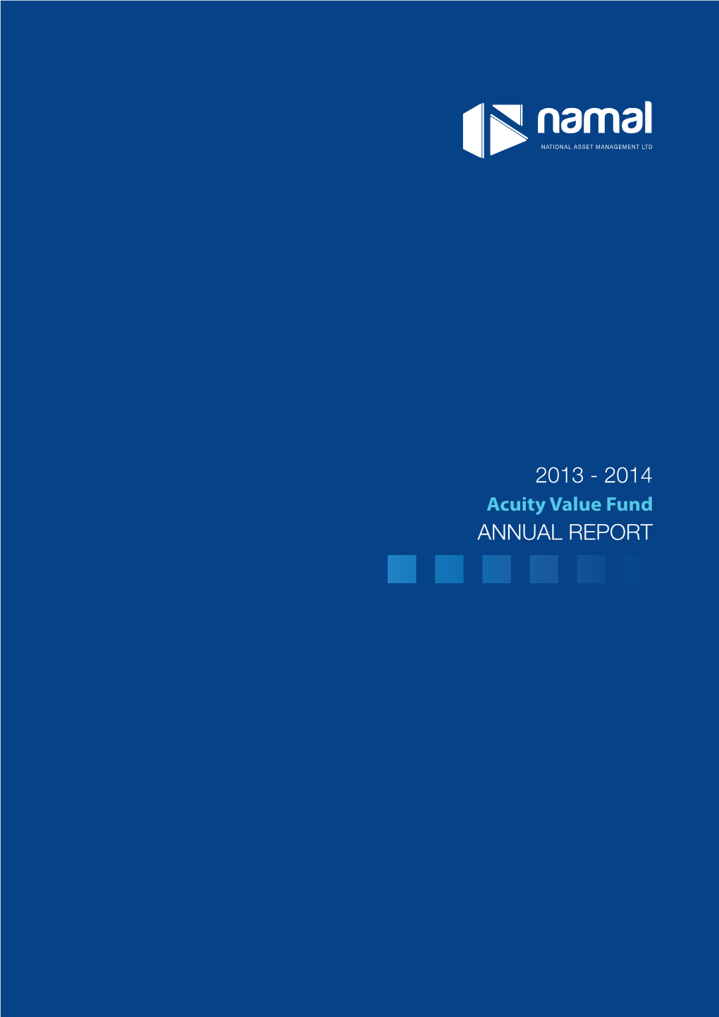 Acuity Value Fund Annual Report