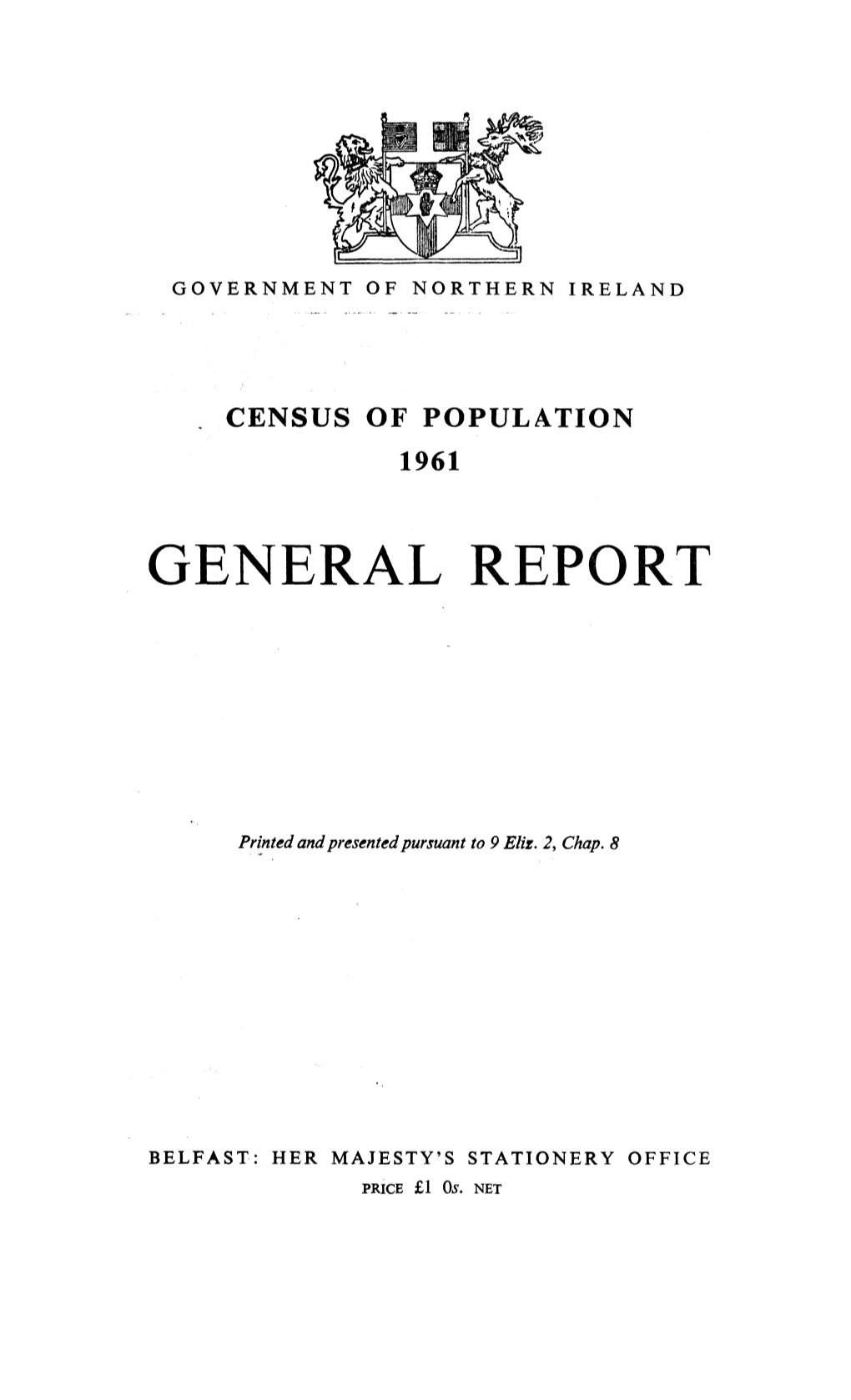 1961 Census General Report