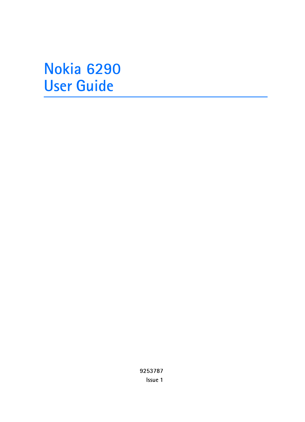 Nokia 6290 Manual