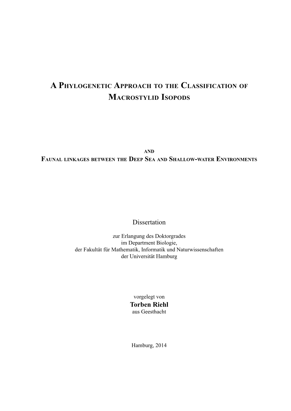 Dissertation Torben Riehl