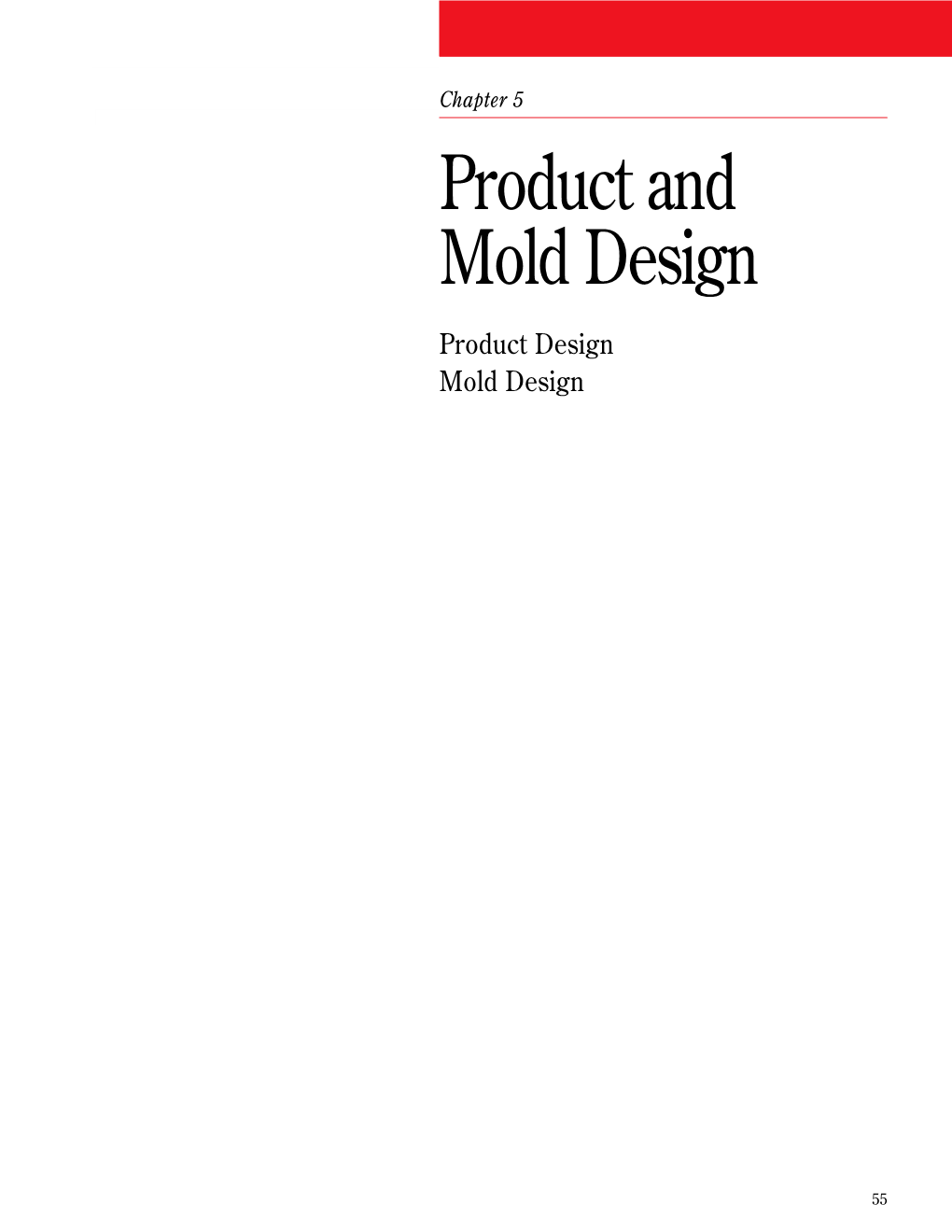 Product and Mold Design