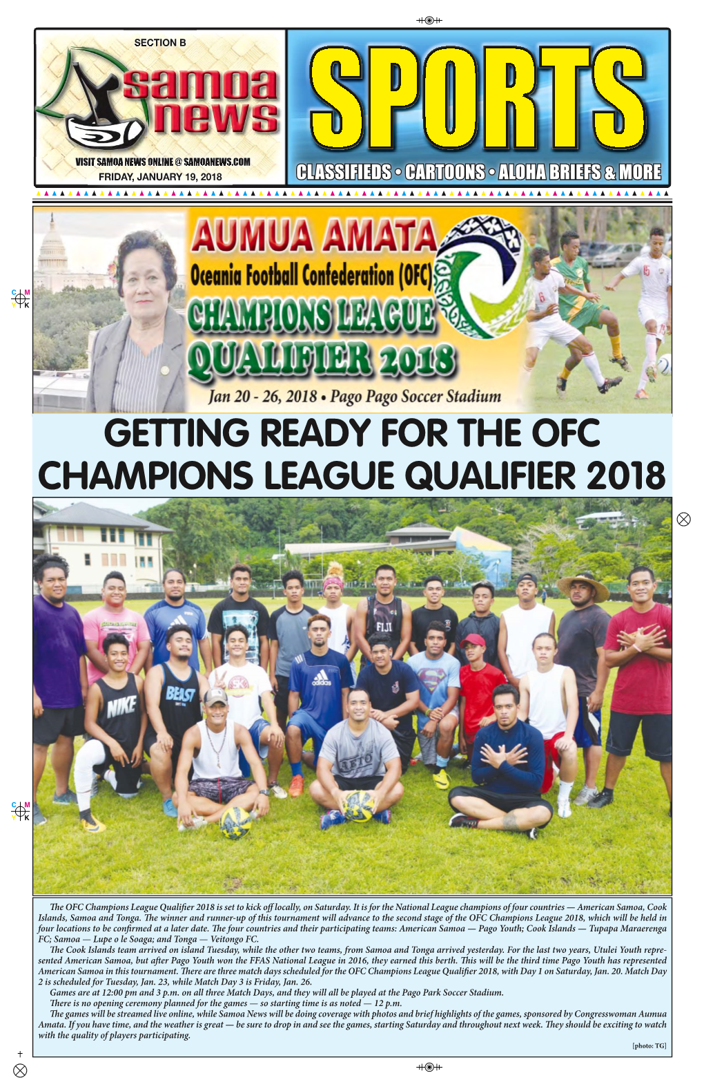 Getting Ready for the Ofc Champions League Qualifier 2018