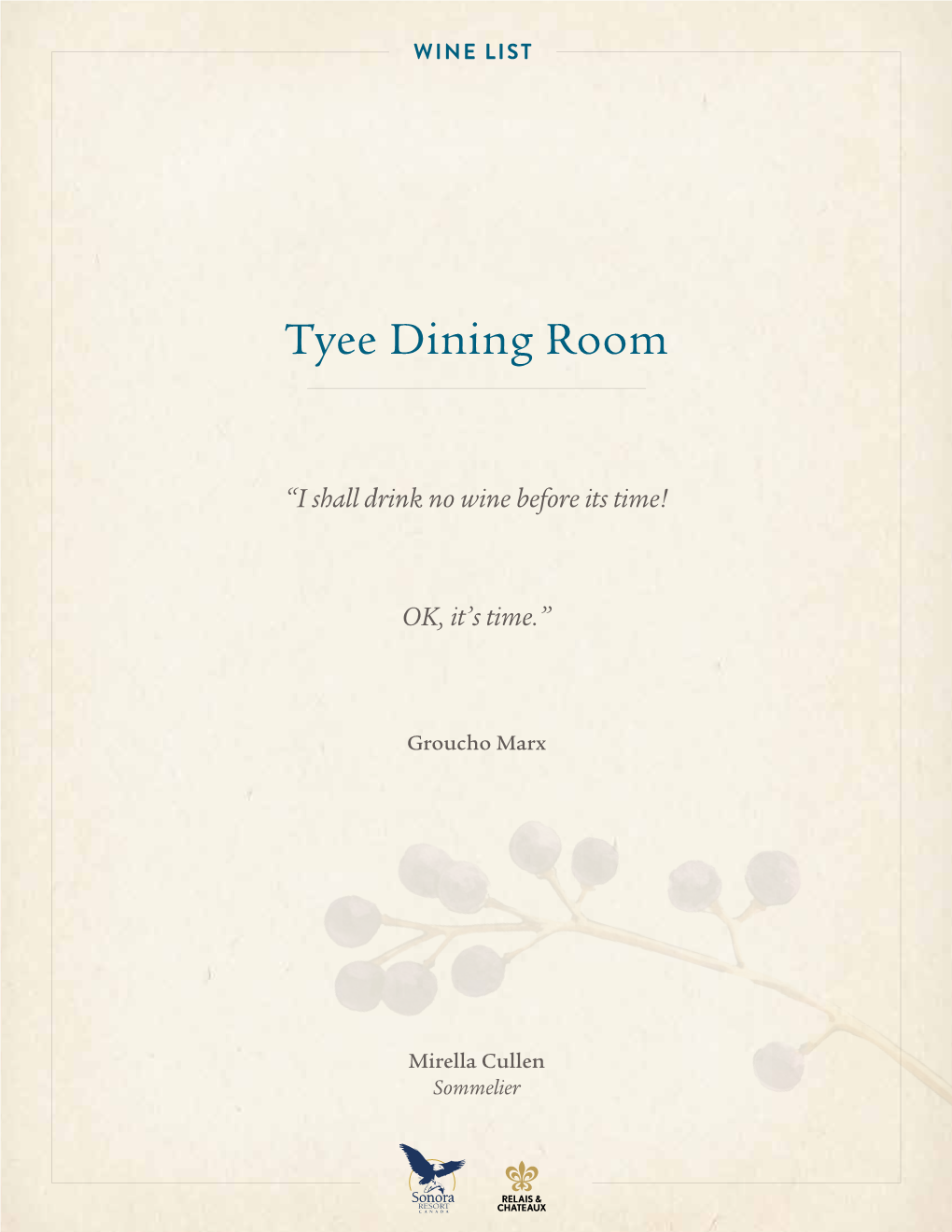 Tyee Dining Room