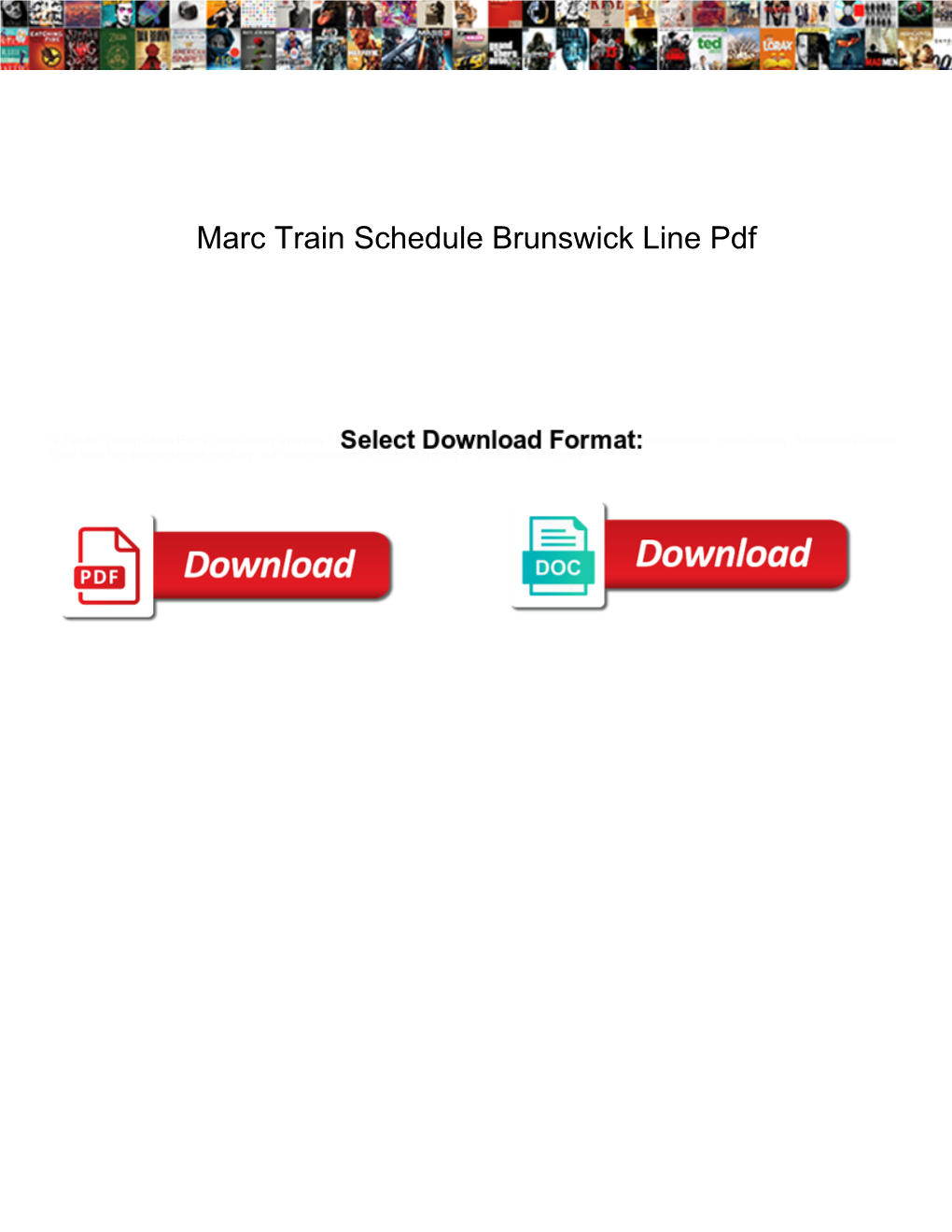 Marc Train Schedule Brunswick Line Pdf