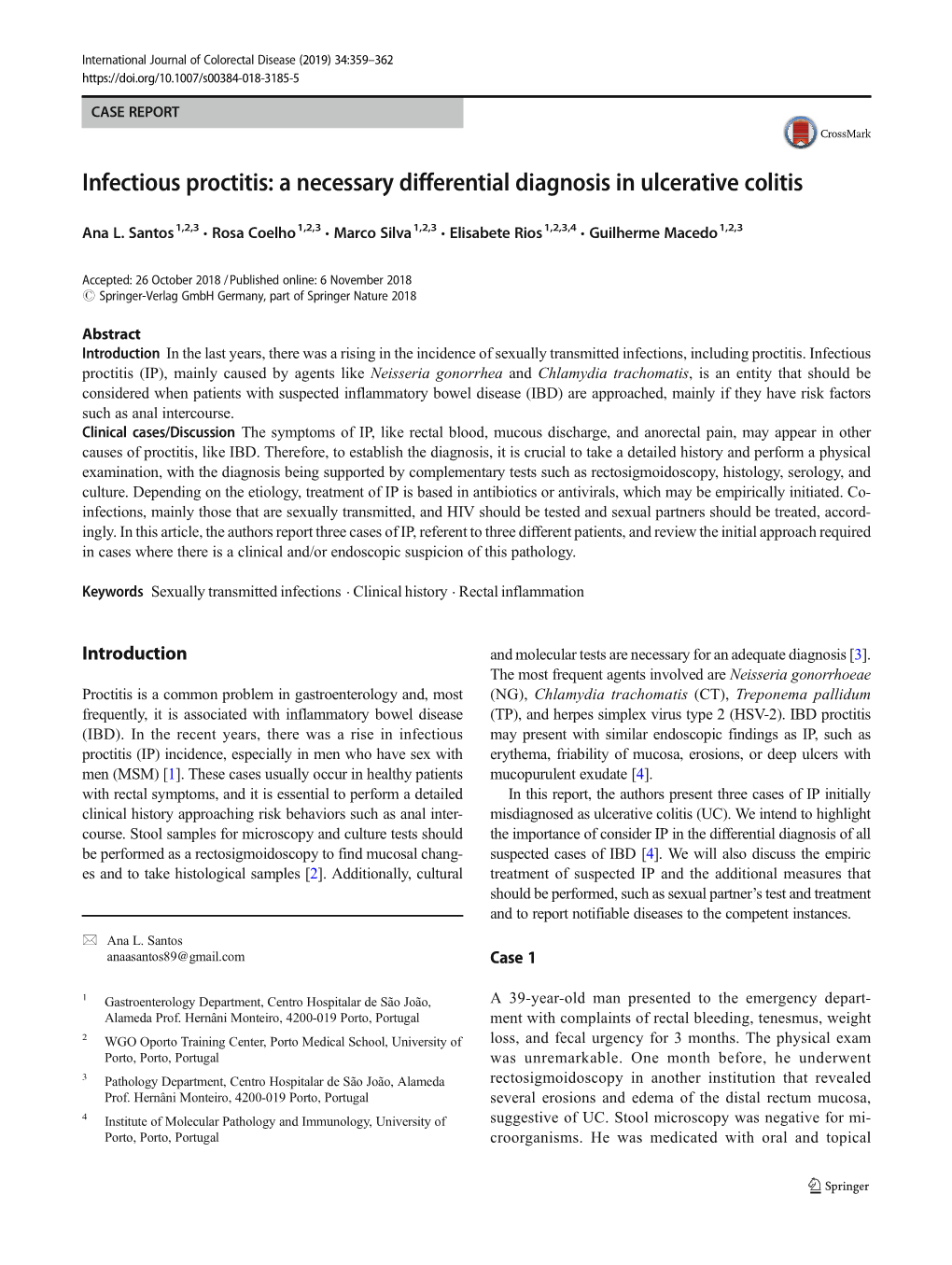 Infectious Proctitis: a Necessary Differential Diagnosis in Ulcerative Colitis