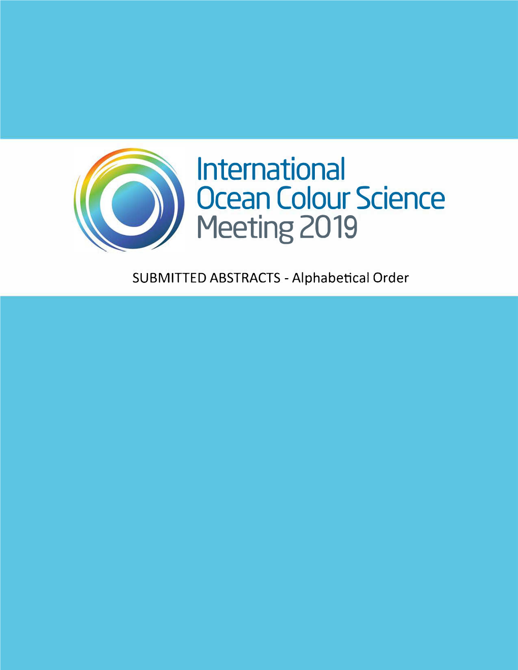 List of IOCS-2019 Poster Abstracts