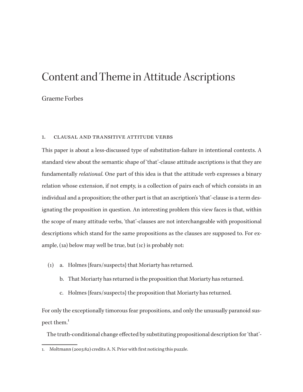 Content and Theme in Attitude Ascriptions