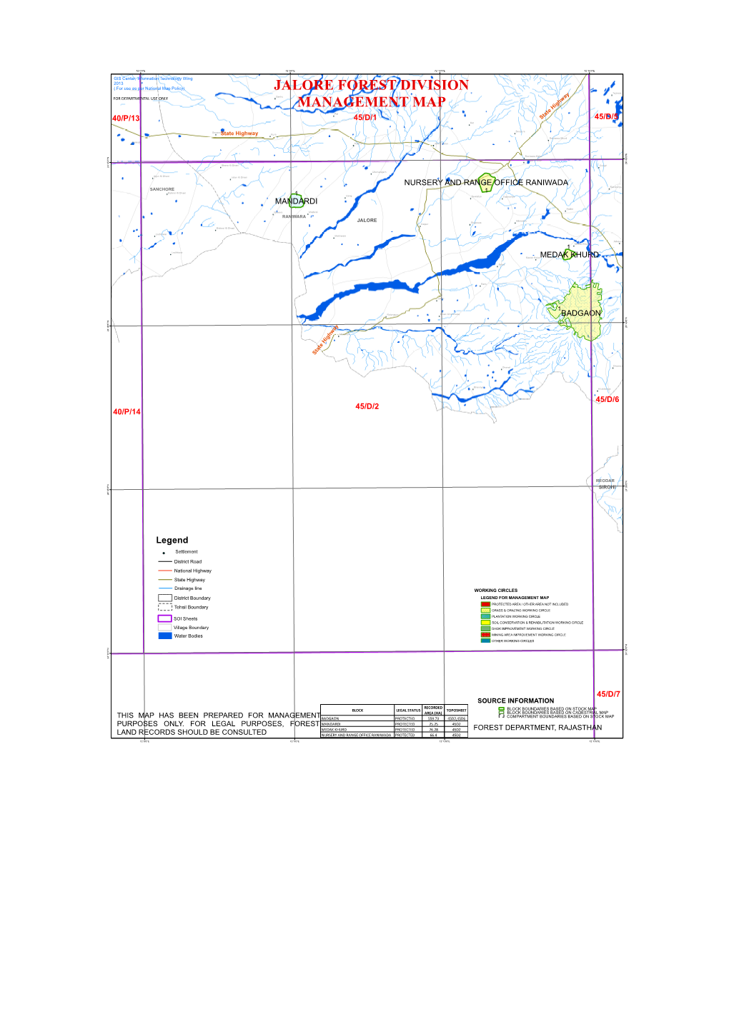 Jalore Forest Division Management