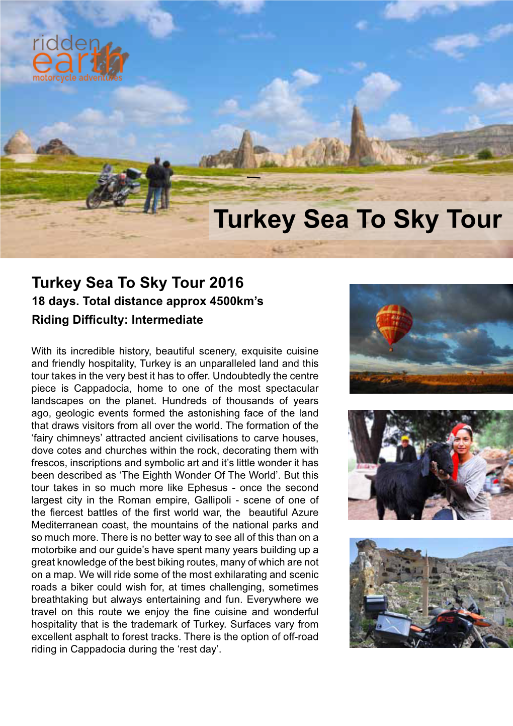 Turkey Sea to Sky Tour