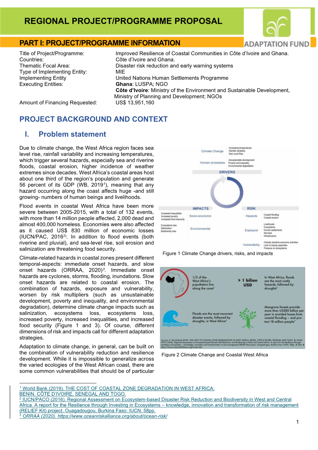 Regional Project/Programme Proposal