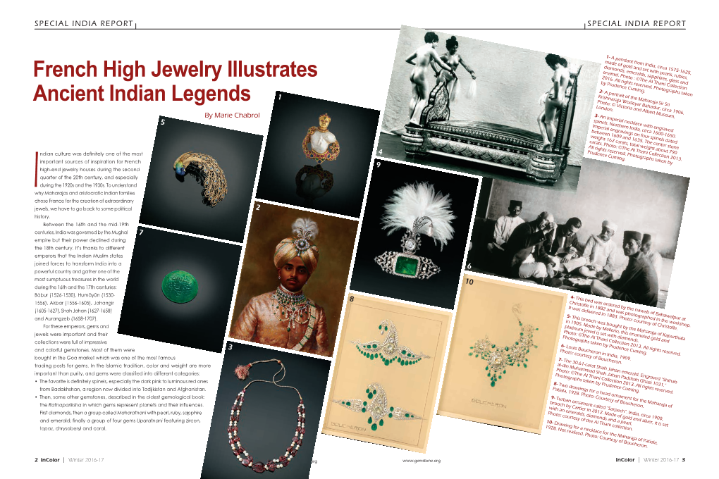 French High Jewelry Illustrates Ancient Indian Legends