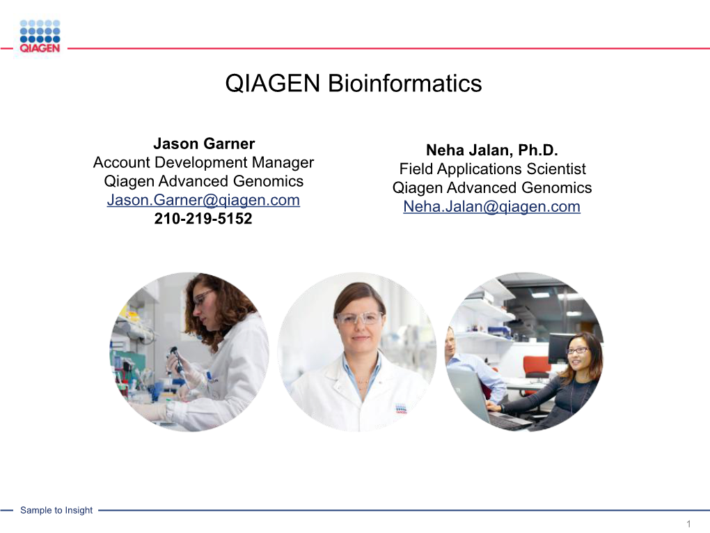 QIAGEN Bioinformatics