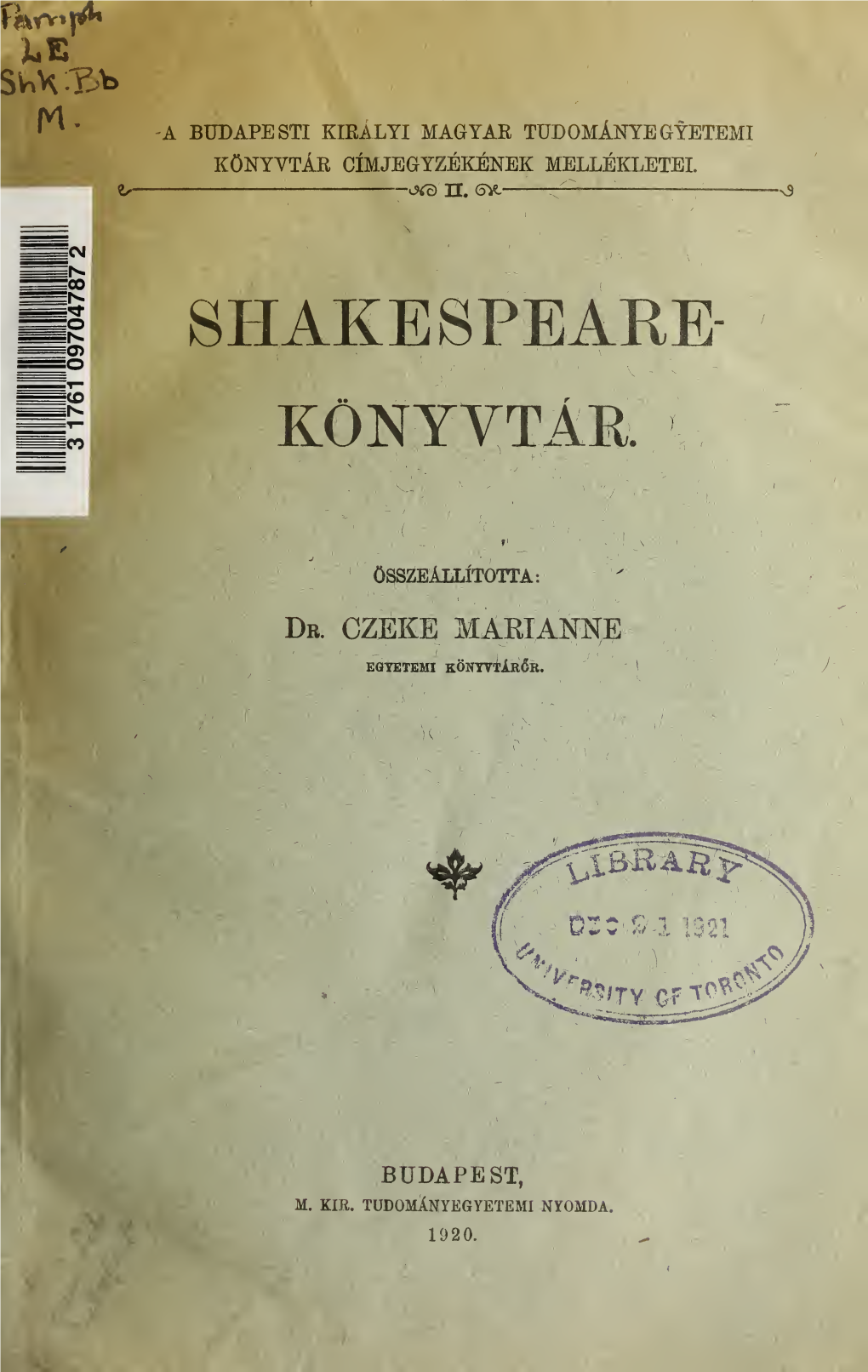 1 Shakespeare