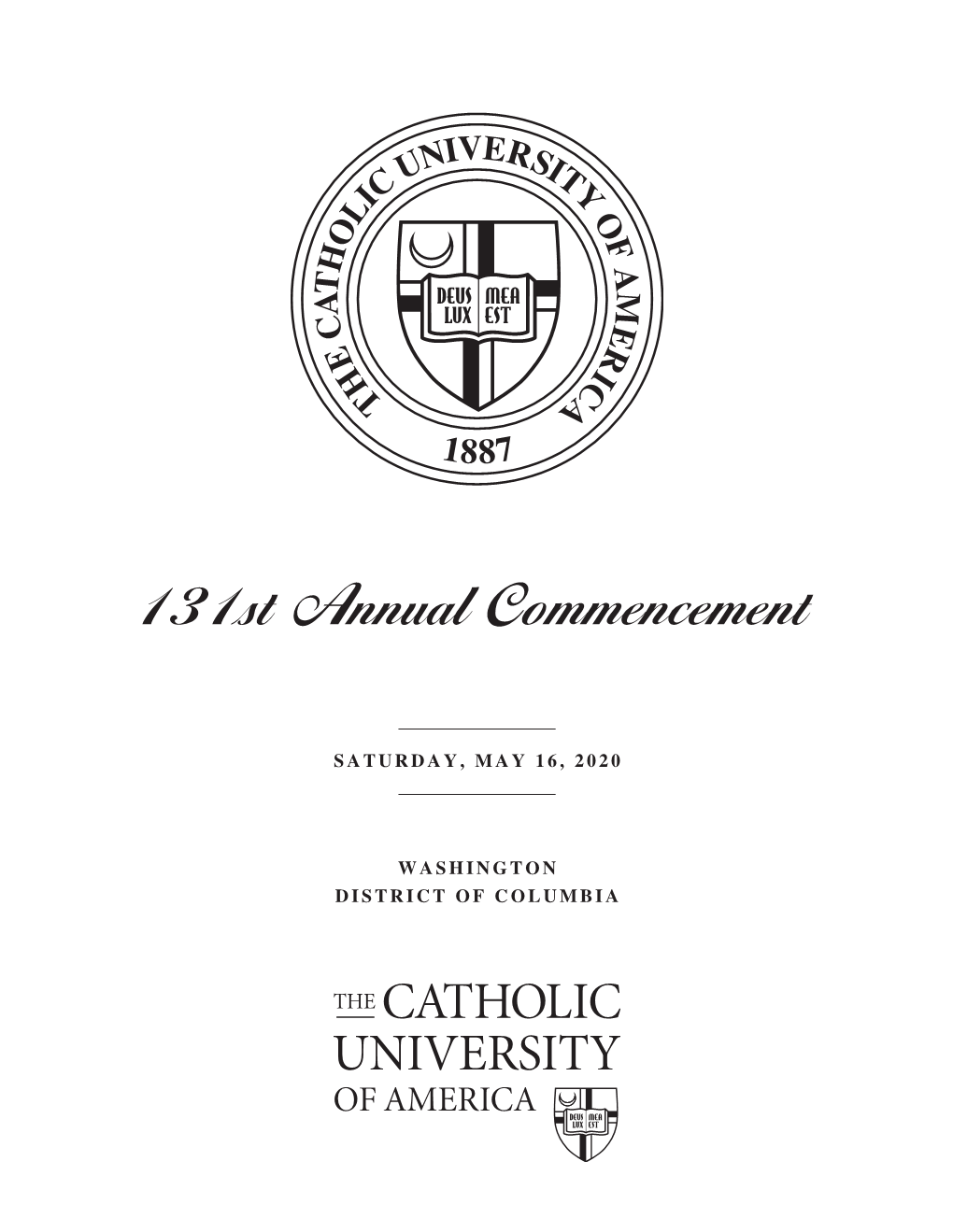 Commencement Program