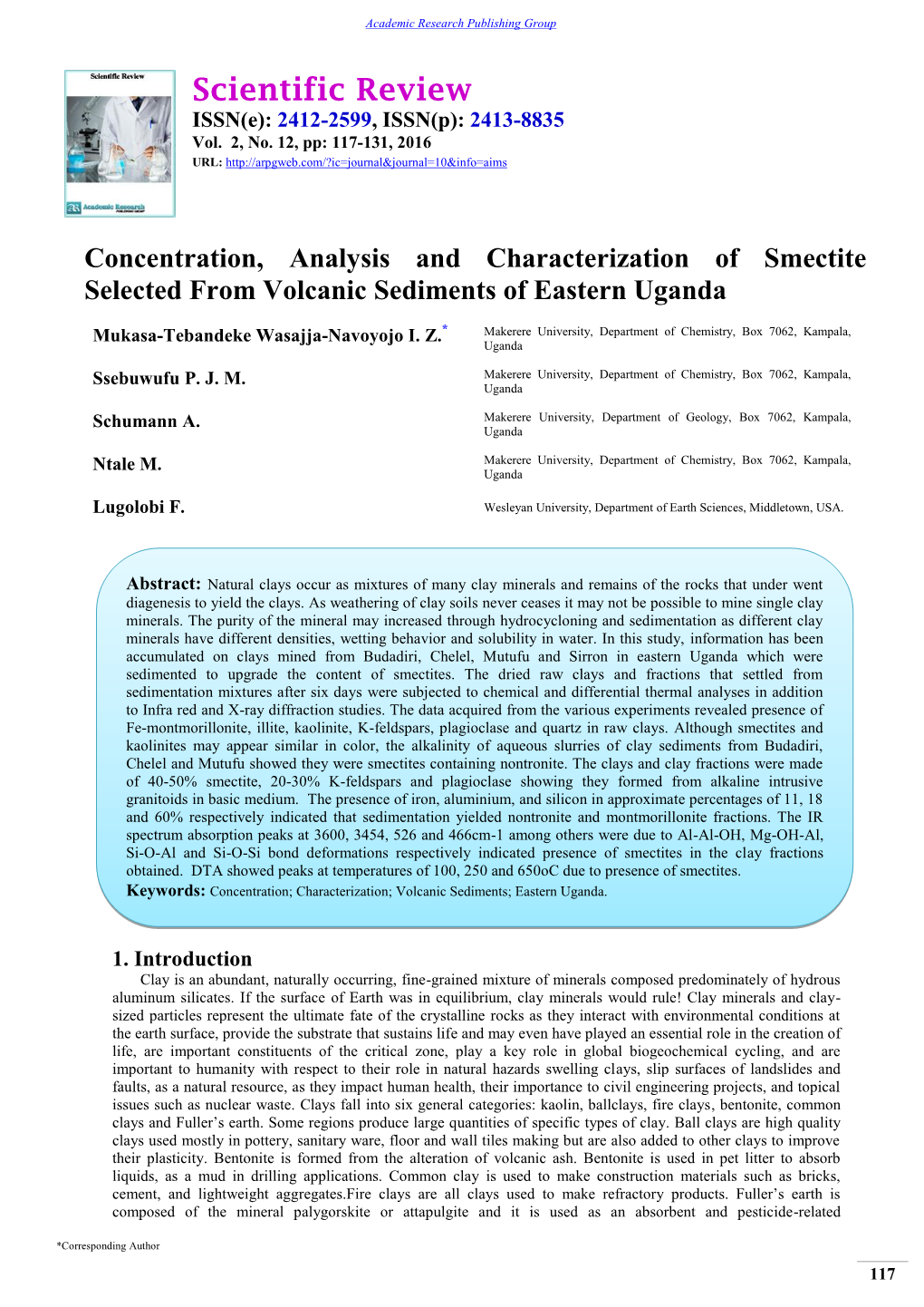 Scientific Review ISSN(E): 2412-2599, ISSN(P): 2413-8835 Vol