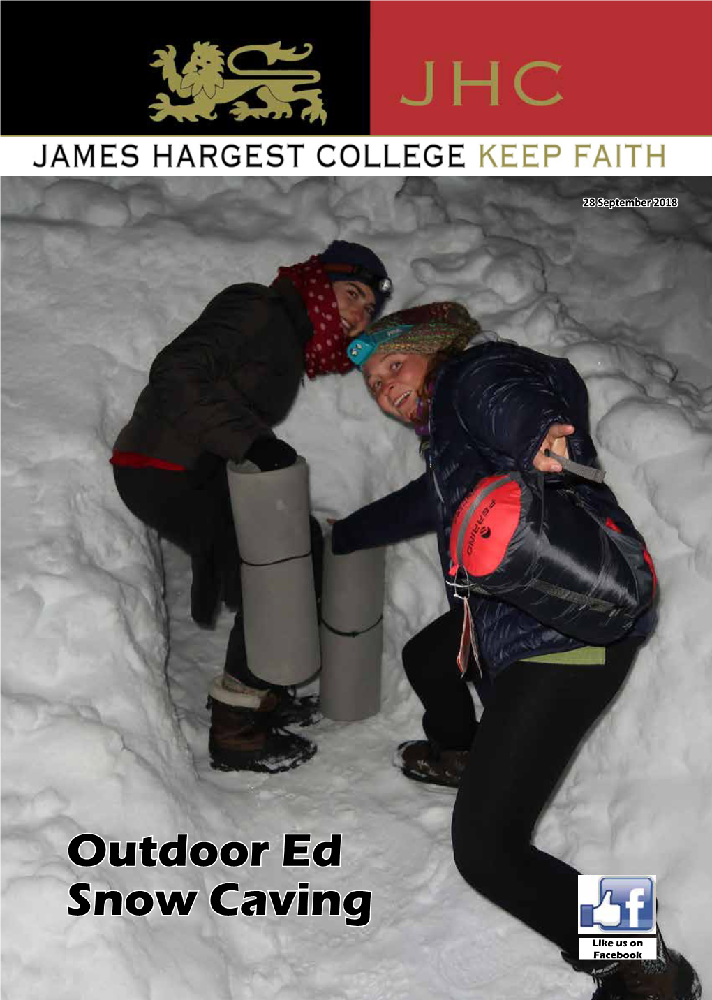 Outdoor Ed Snow Caving