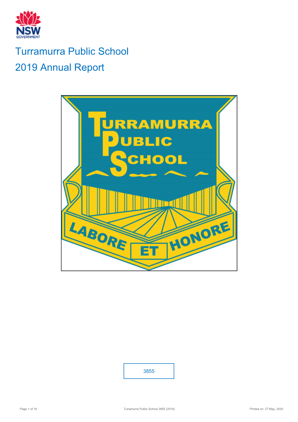 2019 Turramurra Public School Annual Report