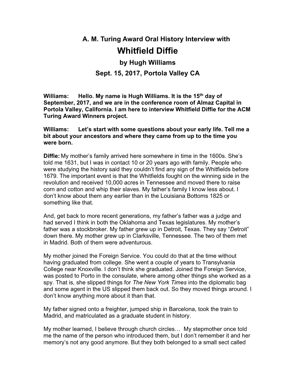 Diffie Edited Transcript Final with Timestamps