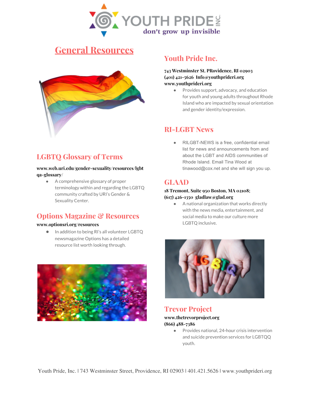 General LGBTQ Resources