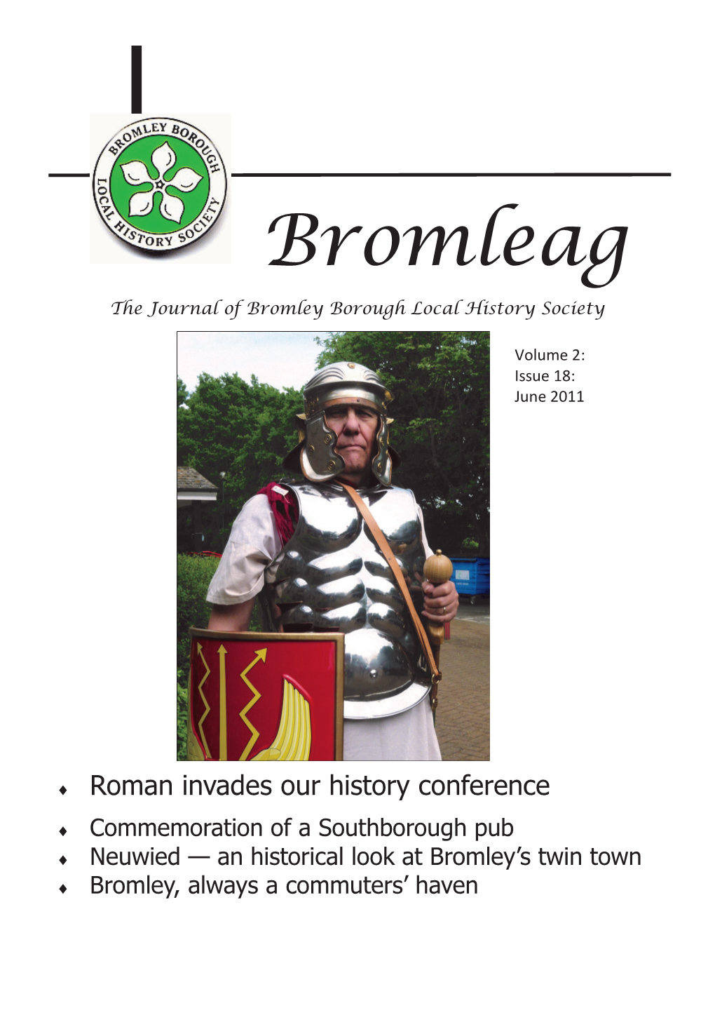 Bromleag the Journal of Bromley Borough Local History Society