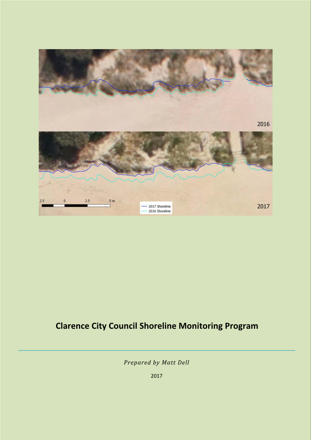 Clarence City Council Shoreline Monitoring Program