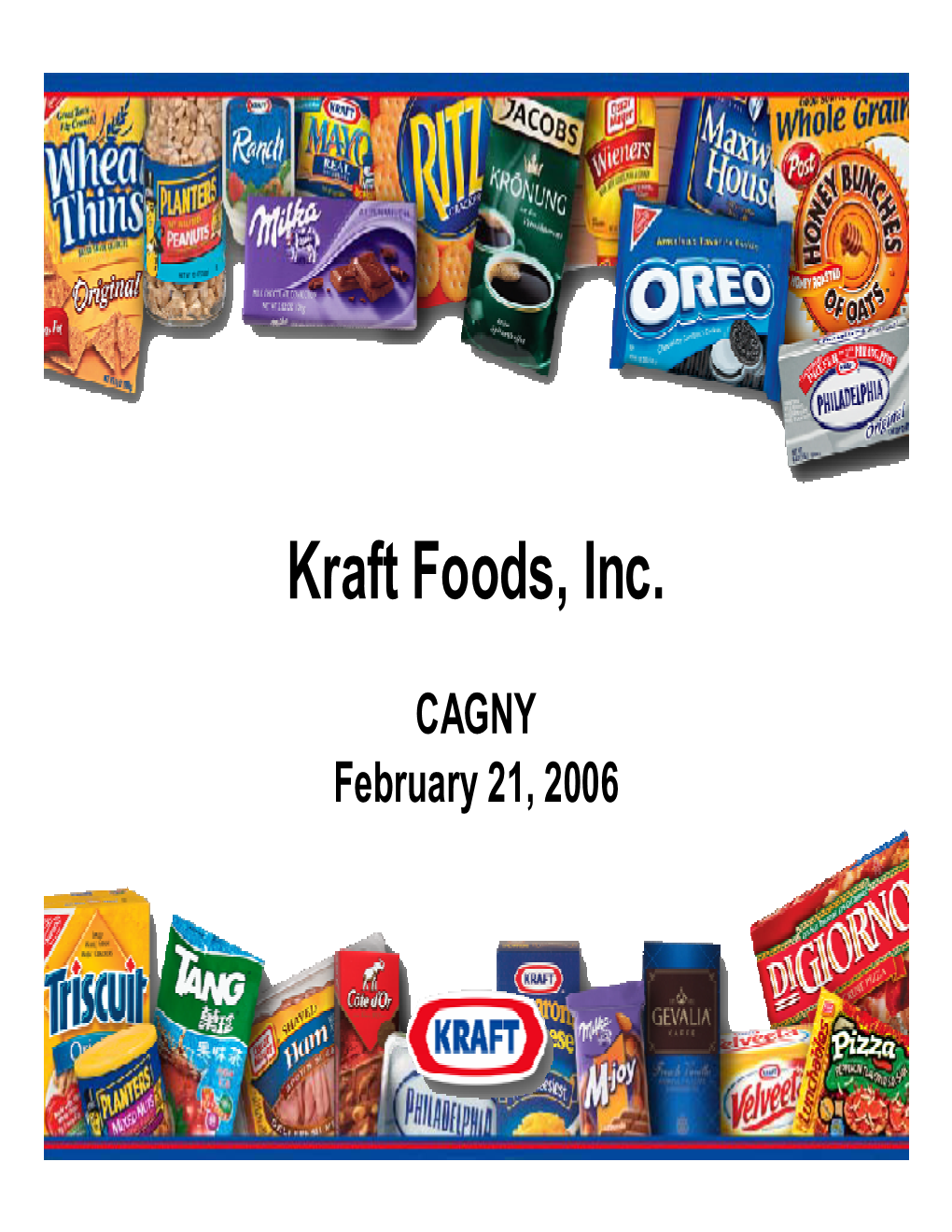 Kraft Foods, Inc