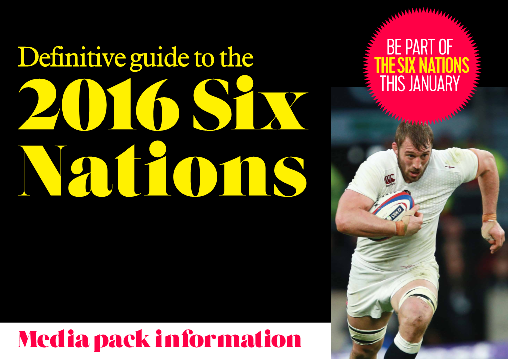 Definitive Guide to the the SIX NATIONS 2016 Six THIS JANUARY Nations