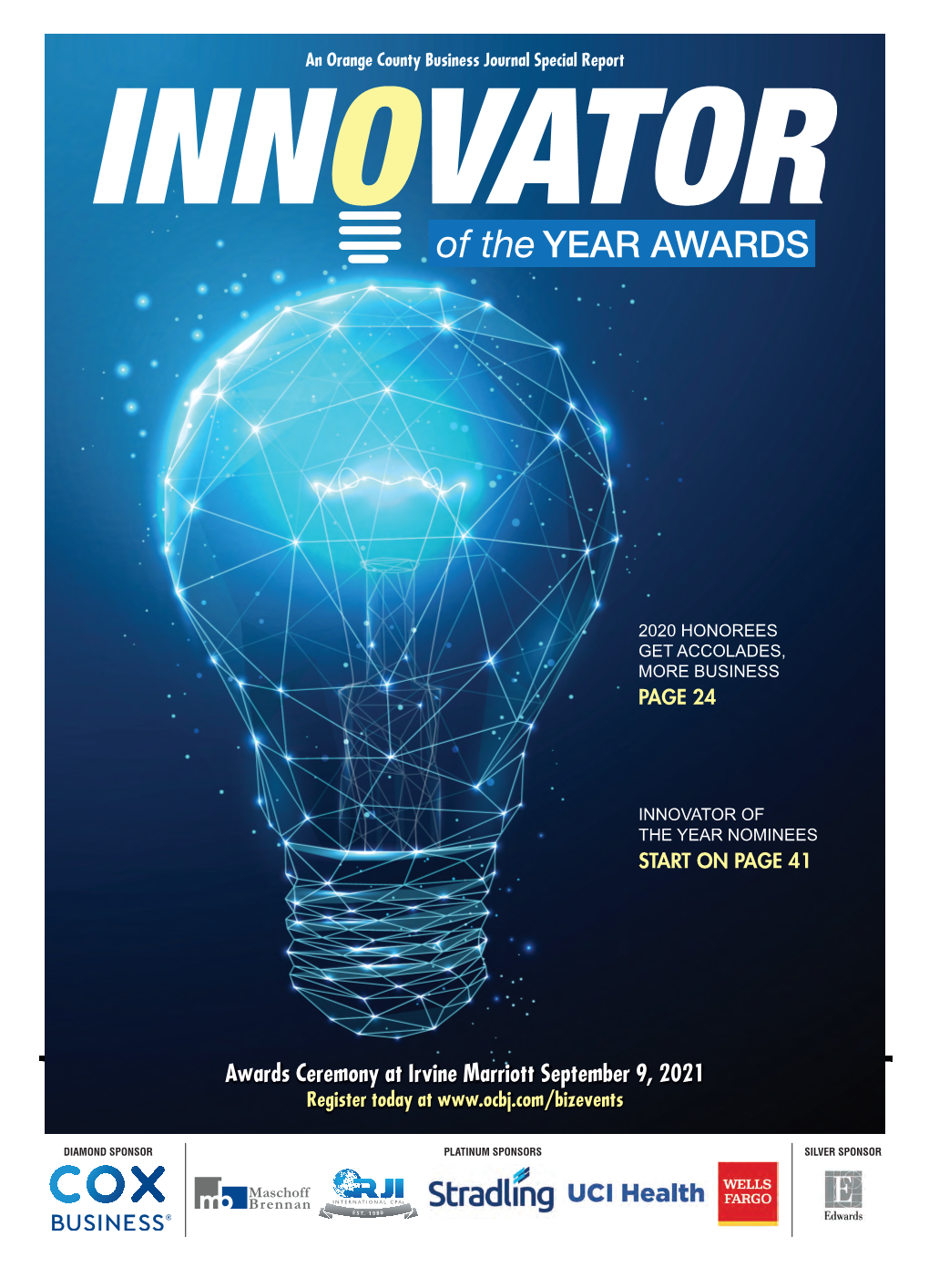 Innovator of the Year Awards August 9, 2021