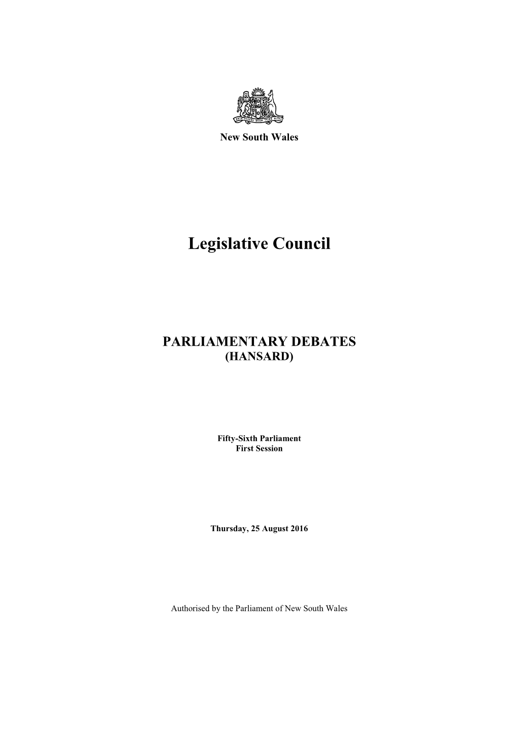 Legislative Council