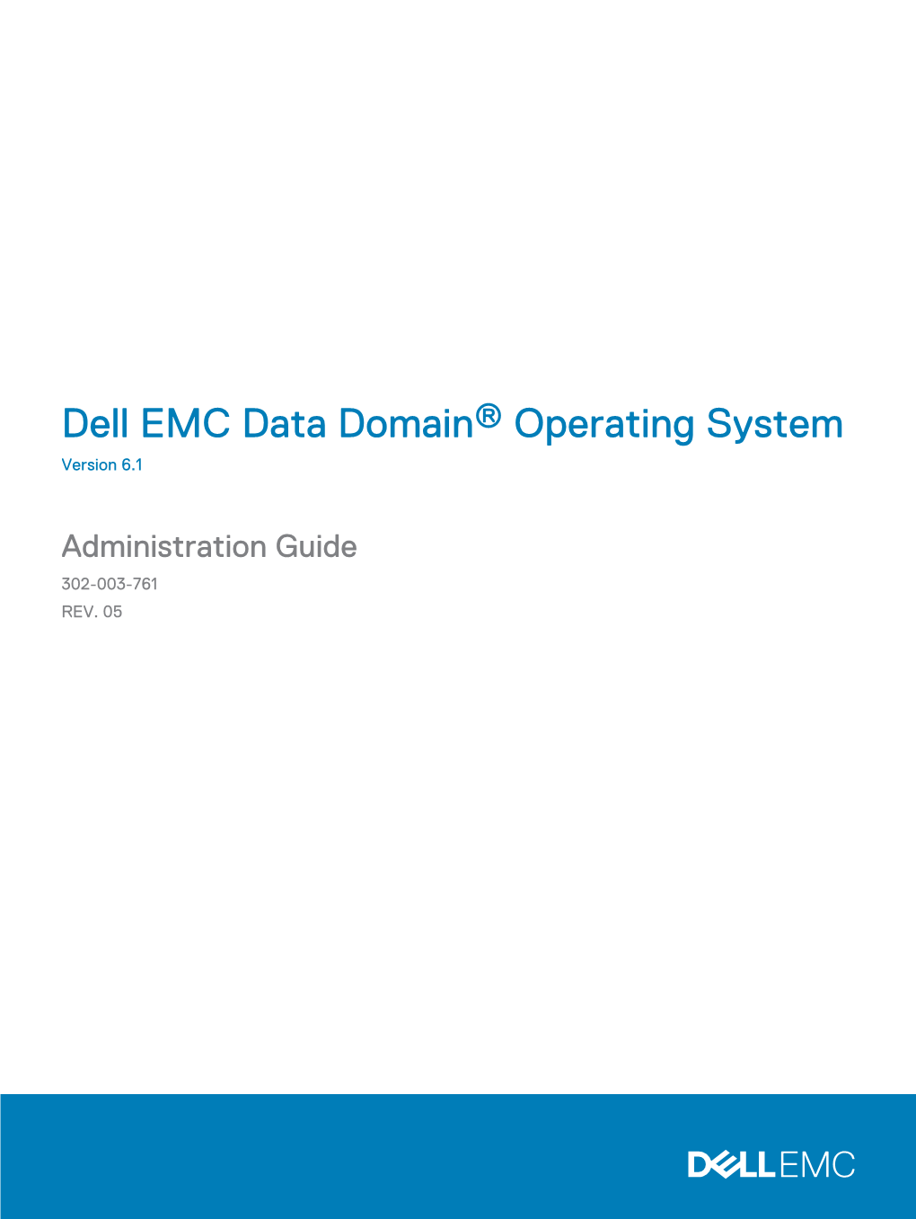 Dell EMC Data Domain Operating System