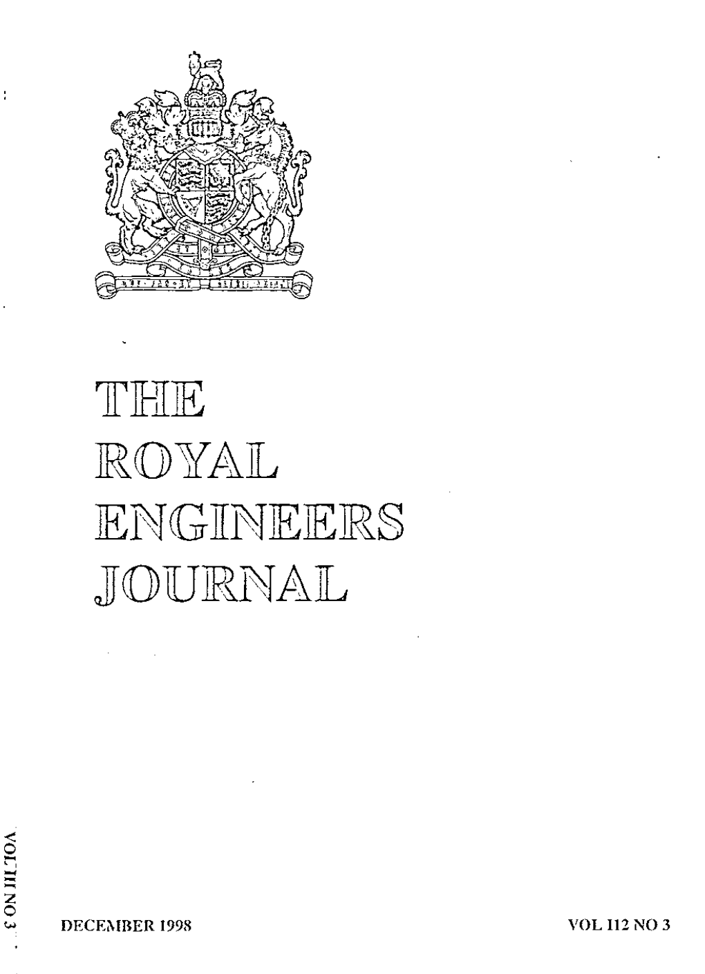 The Royal Engiinteeers Journal