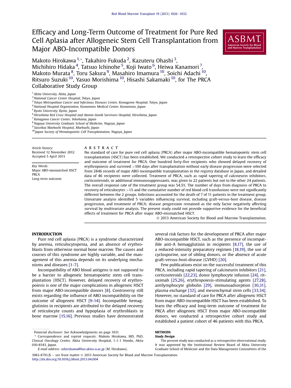 Efficacy and Long-Term Outcome of Treatment for Pure