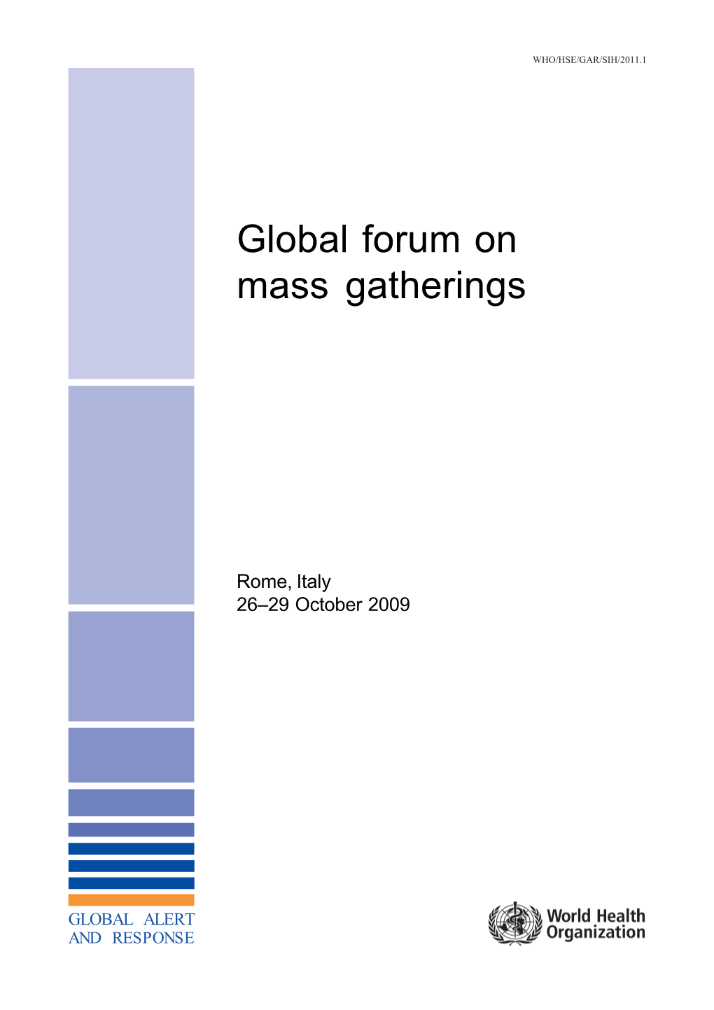 Global Forum on Mass Gatherings