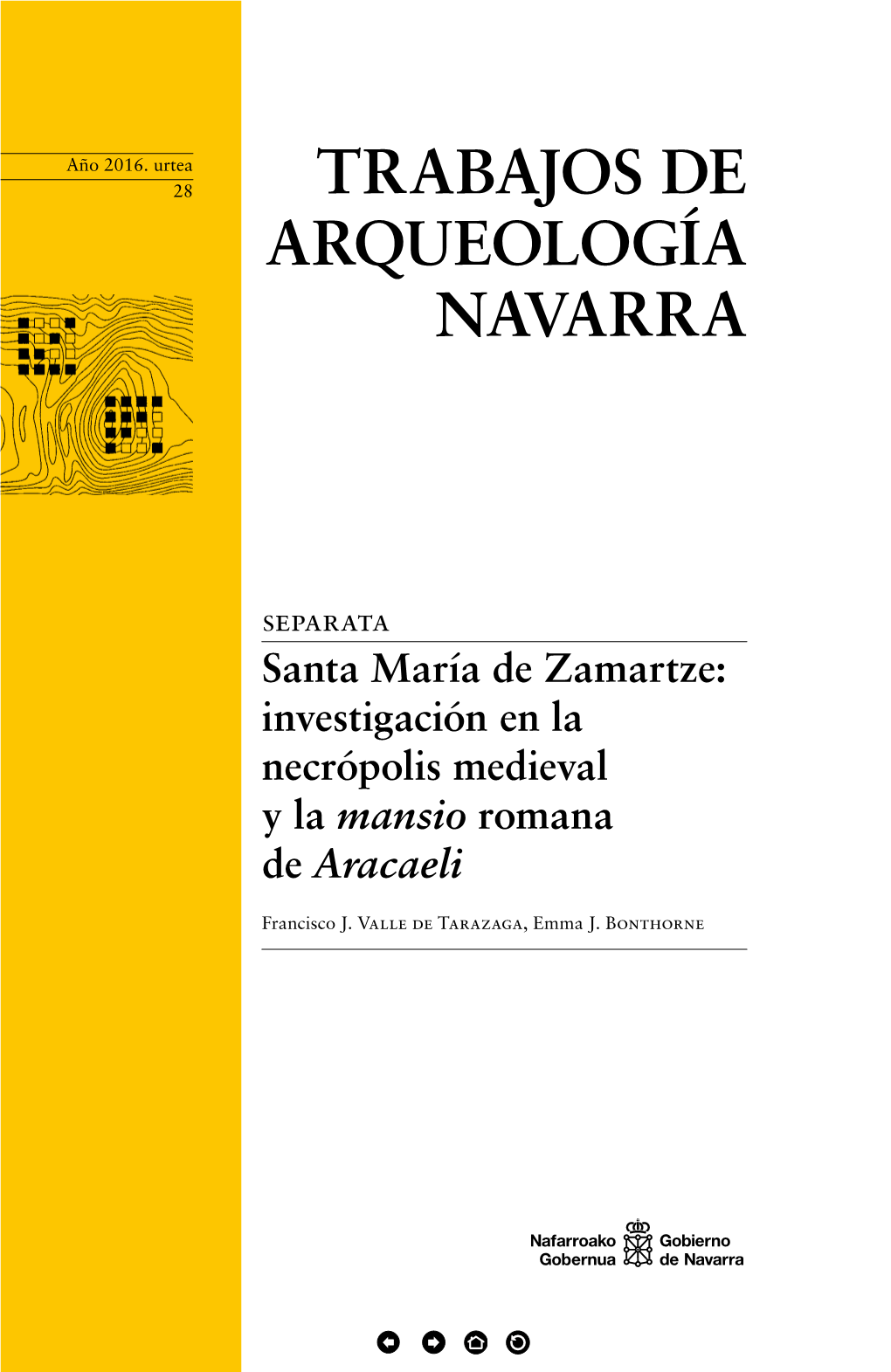 Trabajos De Arqueología Navarra Año 2016