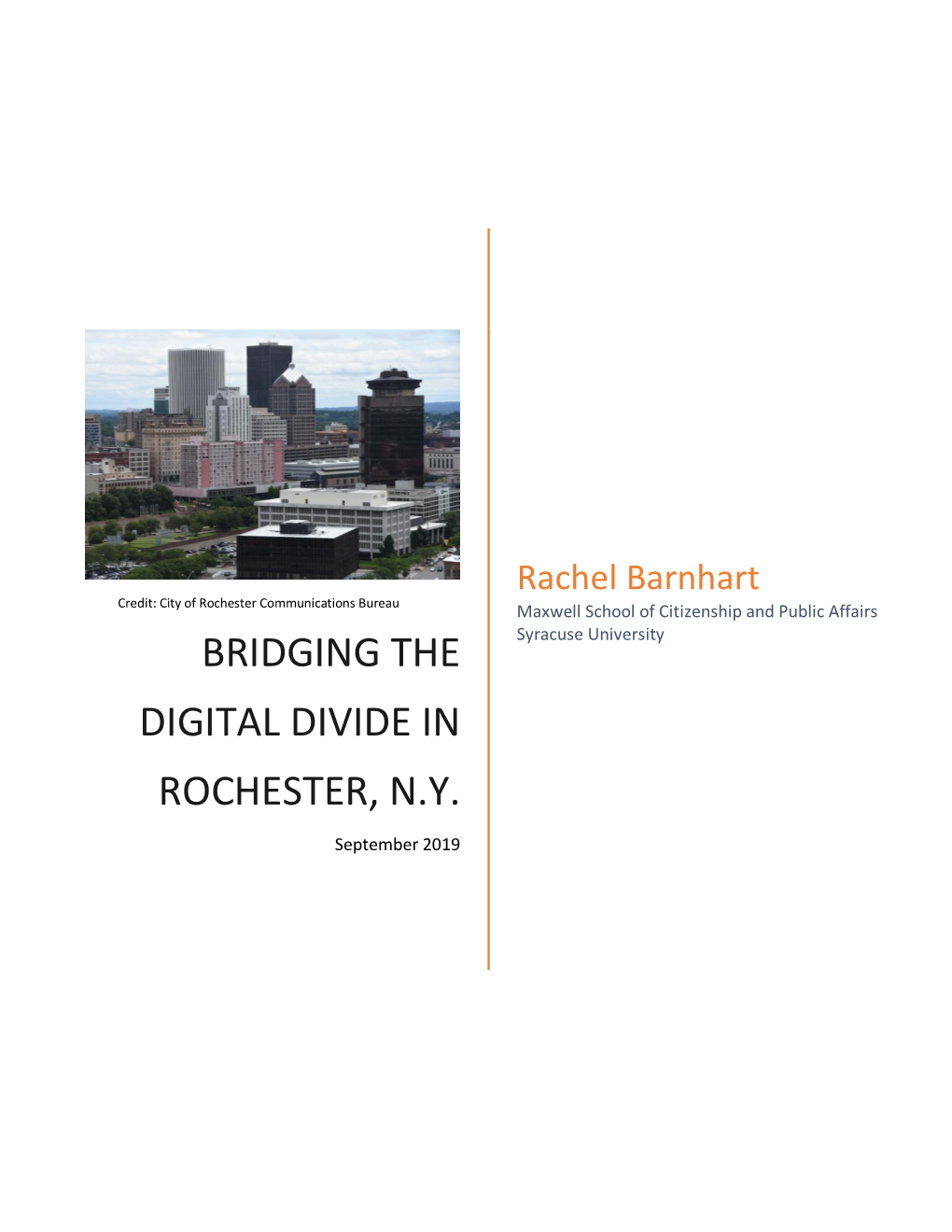 Bridging the Digital Divide in Rochester, N.Y