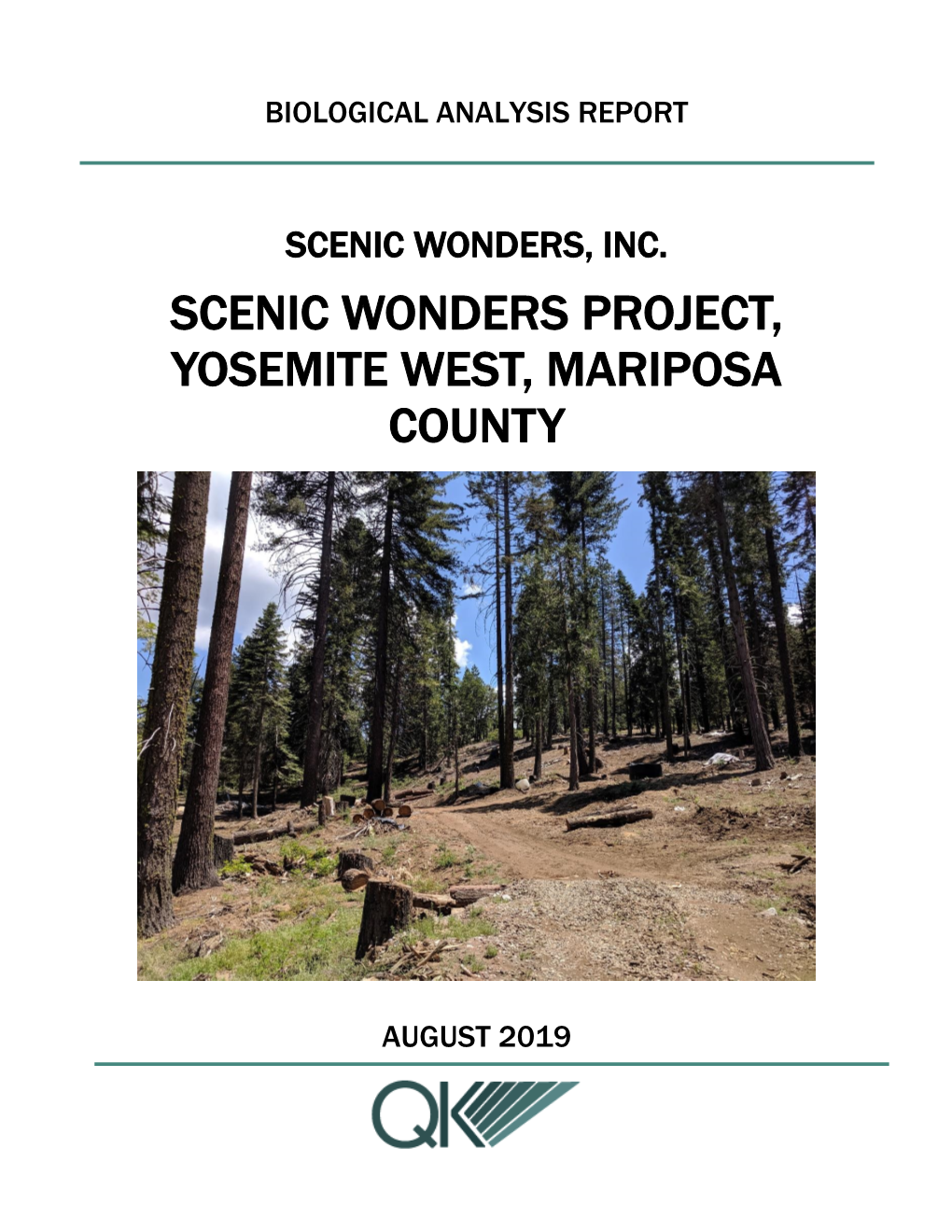 Scenic Wonders Project, Yosemite West, Mariposa County