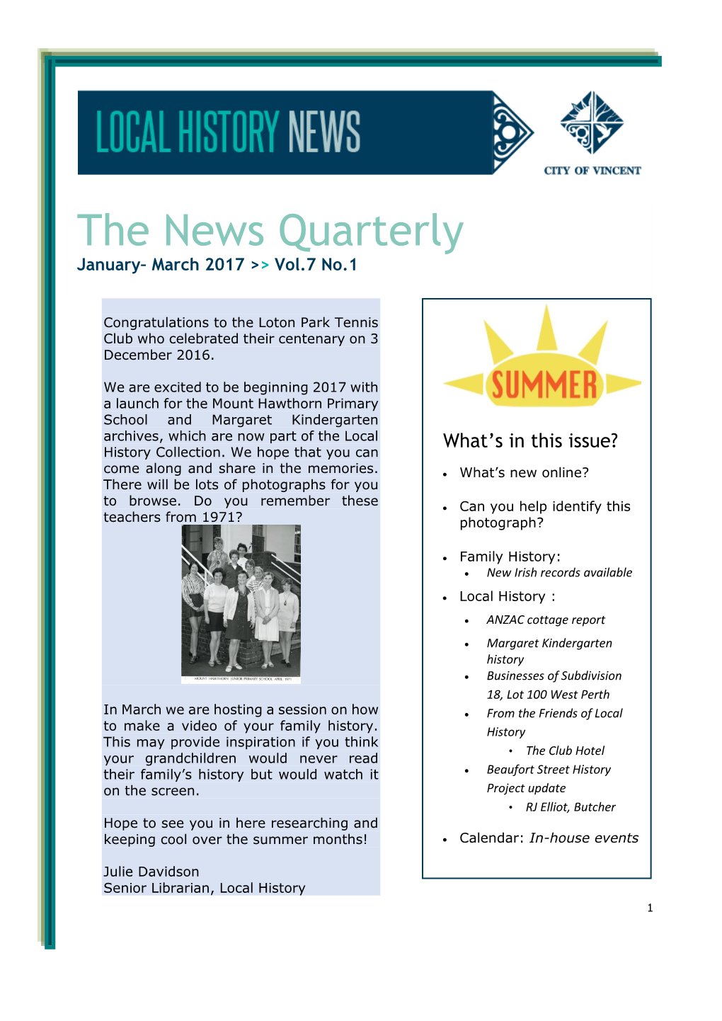 The News Quarterly
