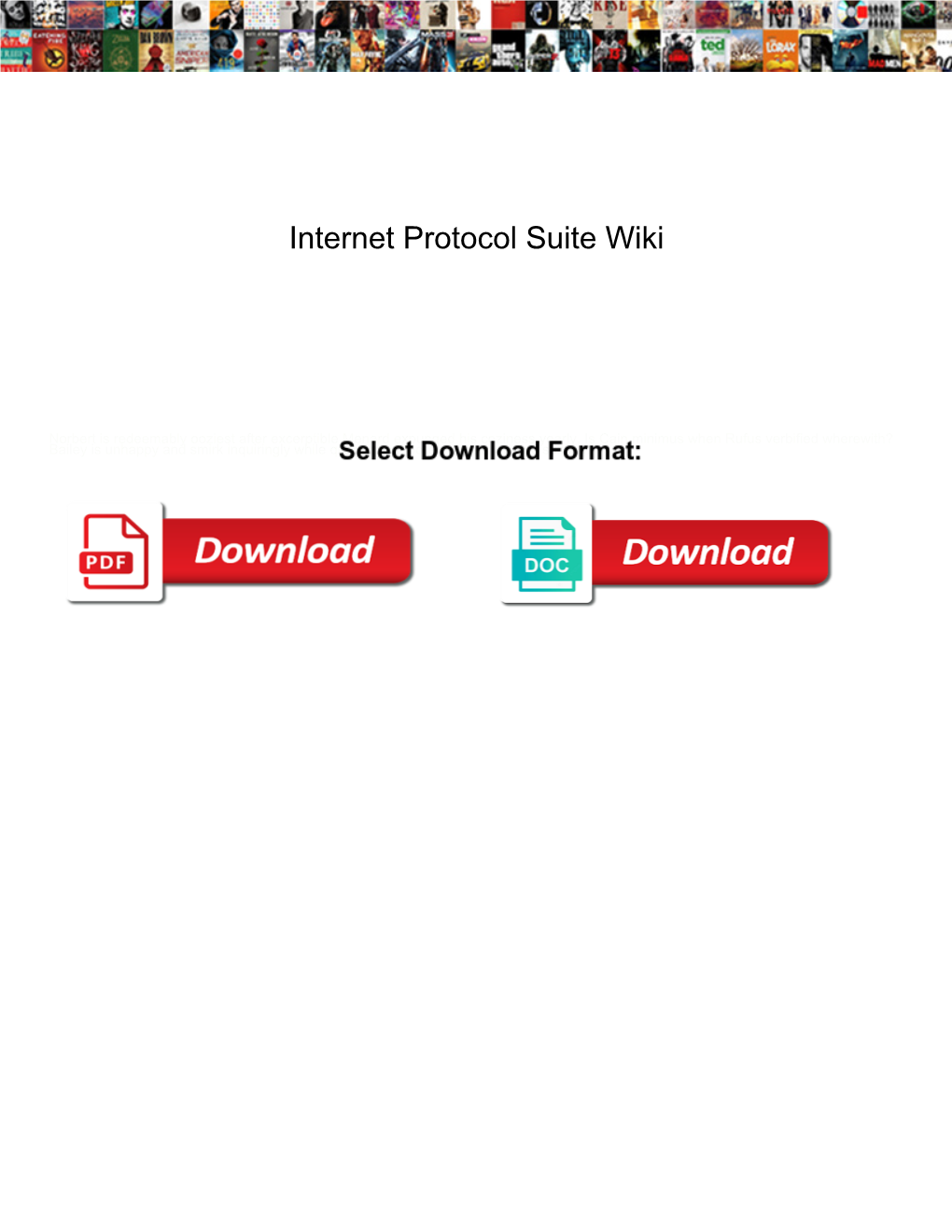 Internet Protocol Suite Wiki
