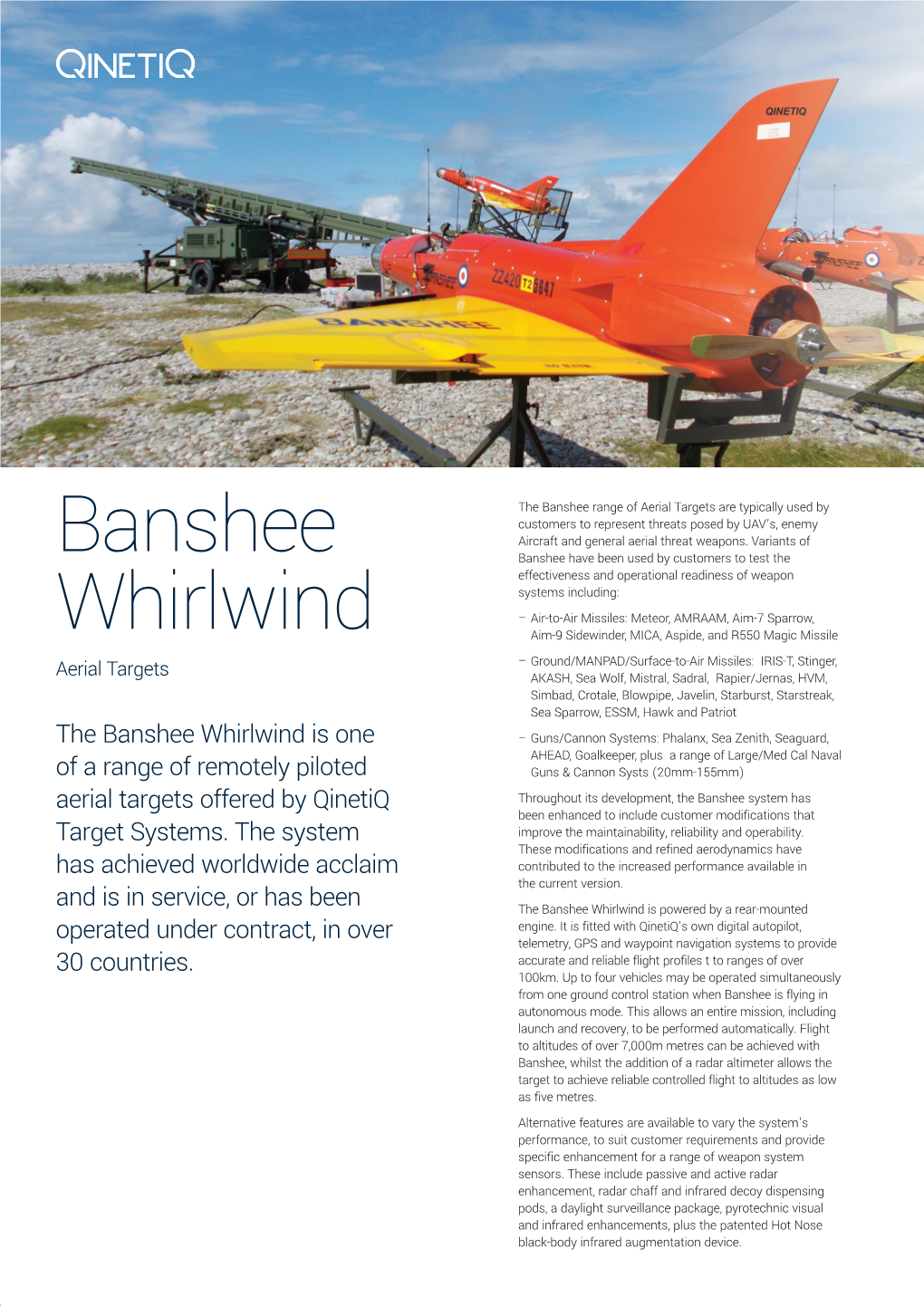 Banshee Whirlwind Product Sheet