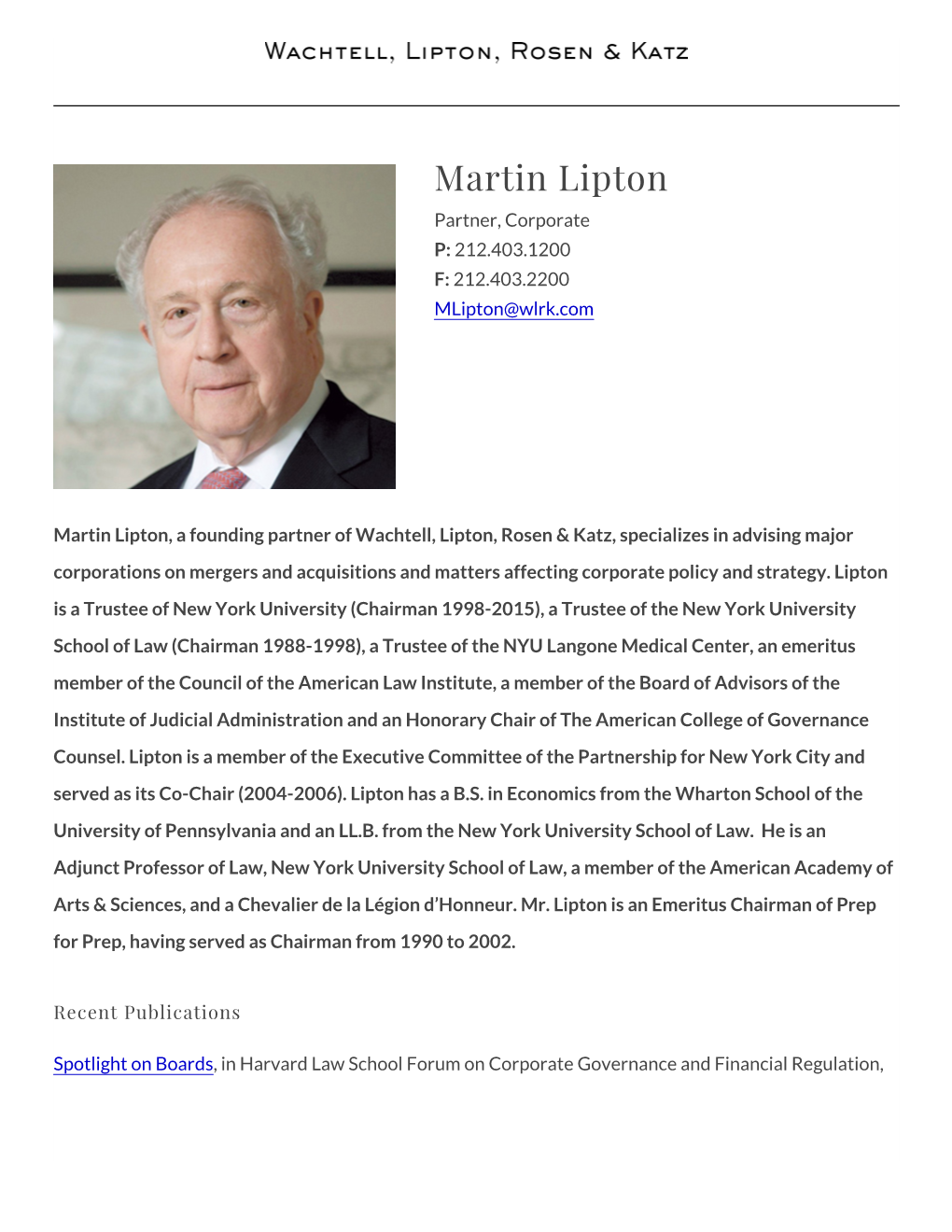 Martin Lipton.Pdf