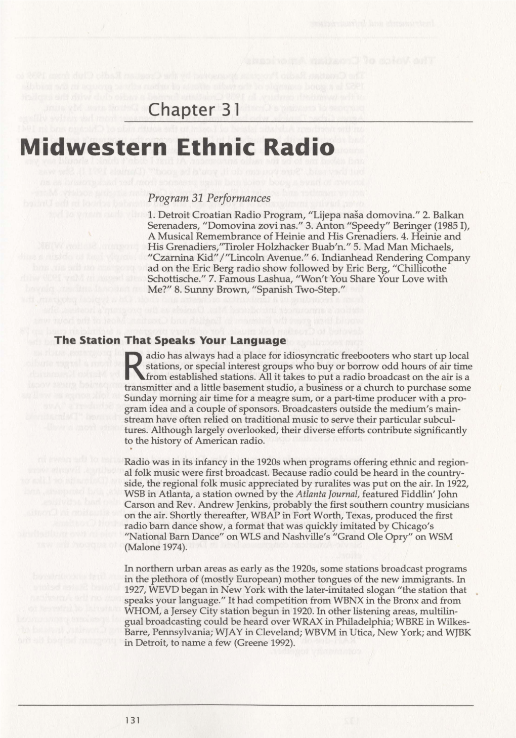 Midwestern Ethnic Radio